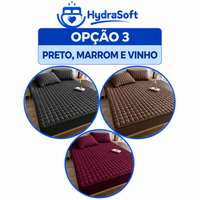 Hydra Soft™ [COMPRE 1, LEVE 3] - Jogo de Cama Impermeável Premium – Capa + 2 Fronhas