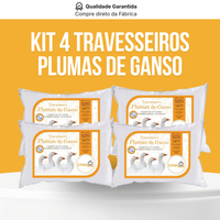 CloudPillow™ Travesseiro Premium Pluma de Ganso - Conforto de Hotel 5 Estrelas