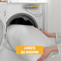CloudPillow™ Travesseiro Premium Pluma de Ganso - Conforto de Hotel 5 Estrelas
