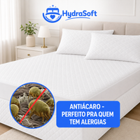 Hydra Soft™ [COMPRE 1, LEVE 3] - Jogo de Cama Impermeável Premium – Capa + 2 Fronhas