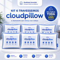 CloudPillow™ Travesseiro Premium Pluma de Ganso - Conforto de Hotel 5 Estrelas