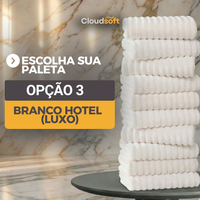 CloudSoft™ – Toalha Premium Algodão Turco | Kit 6 Banhão + 4 Rosto (BRINDE)