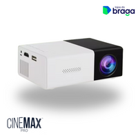 CineFlix HD™ Projetor Portátil + BRINDE Tela 200 Polegadas —Transforme Sua Casa em um Cinema