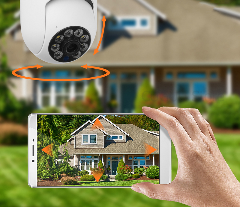 Câmera Espiã Wi-Fi Lâmpada 360° Visão Noturna Proteção Inteligente Residencial