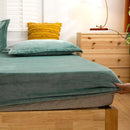 Conjunto Calme™ de Lençol + Fronhas em Veludo Super Macio