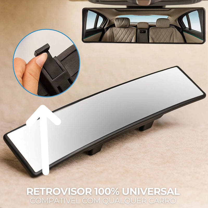 Vision Drive - Espelho Retrovisor Panorâmico Universal