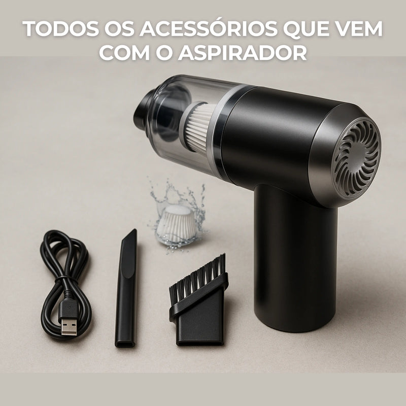 Mini Aspirador Portátil para Carro